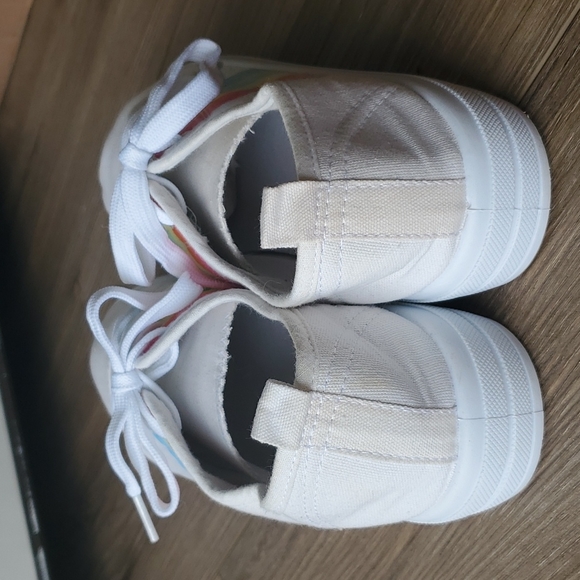 Sole Mates Rainbow Canvas Platform Sneakers - Picture 4 of 10